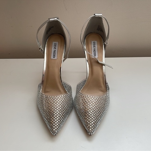 Steve Madden Alisha Rhinestone Pumps Size W11 - Picture 5 of 7